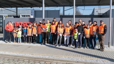 Zaměstnanci firmy Bosch v Jihlavě opět aktivně podpořili akci „Čistá Vysočina“